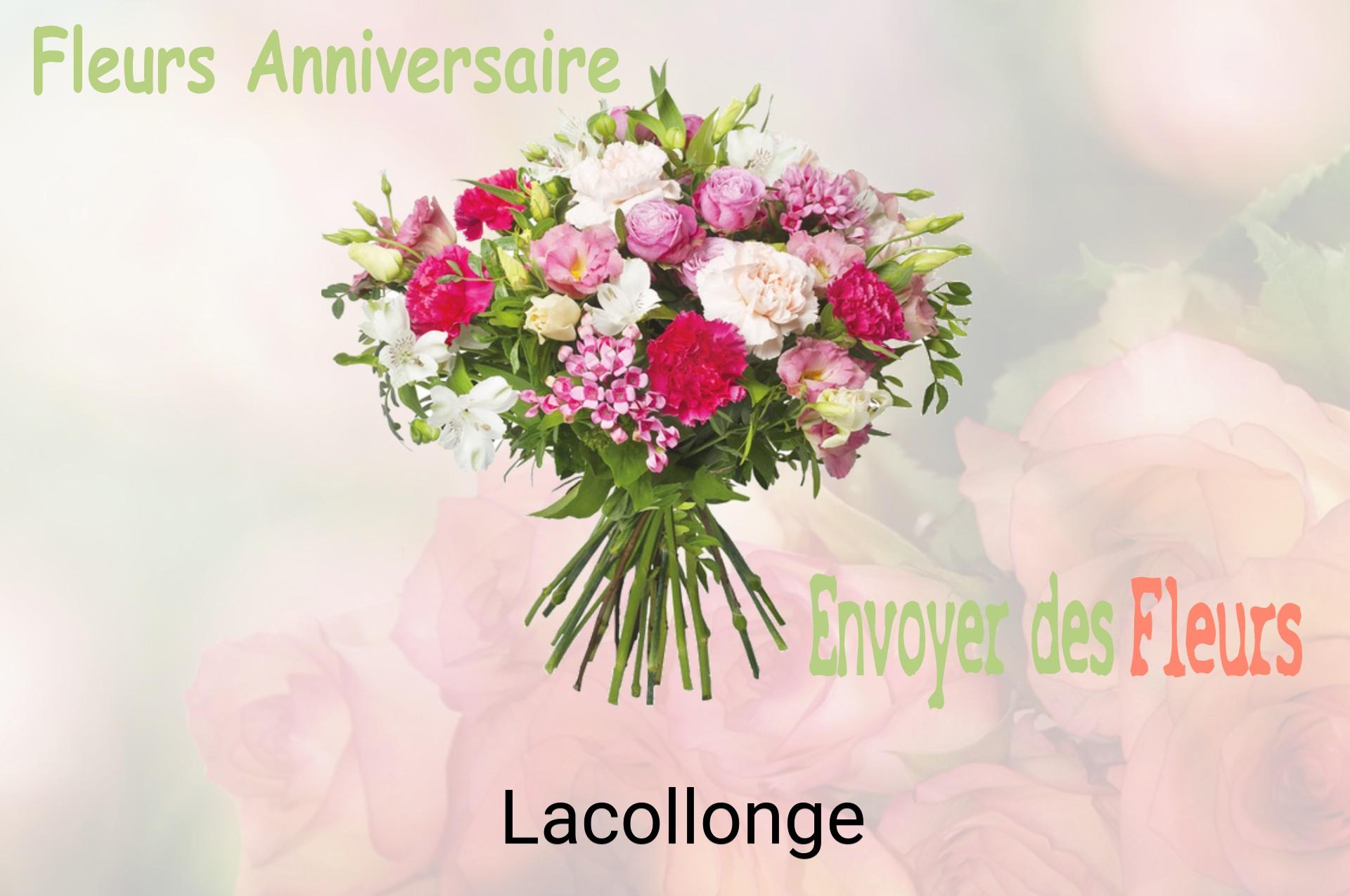 Bouquet de fleurs d’anniversaire livré à Lacollonge