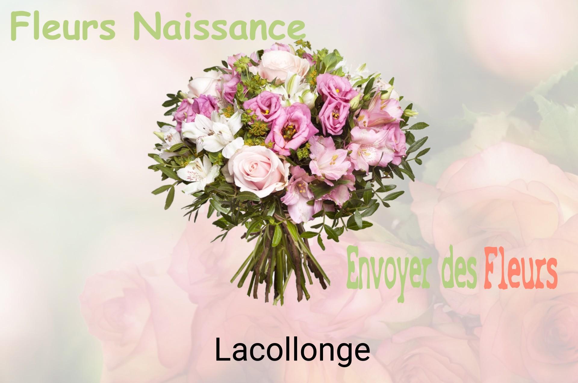 Bouquet de fleurs de naissance livré à Lacollonge
